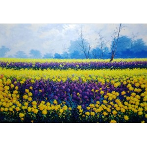 Abdul Jabbar, 40 x 60 Inch, Acrylic on Canvas, Landscape Painting, AC-ABJ-057